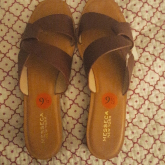 NWOT Messaca dark brown sandals 👡 - Picture 2 of 6